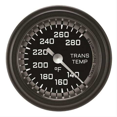 AX127GBLF Classic Instruments Gray 2-1/8" AutoCross Transmission Temperature Gauge