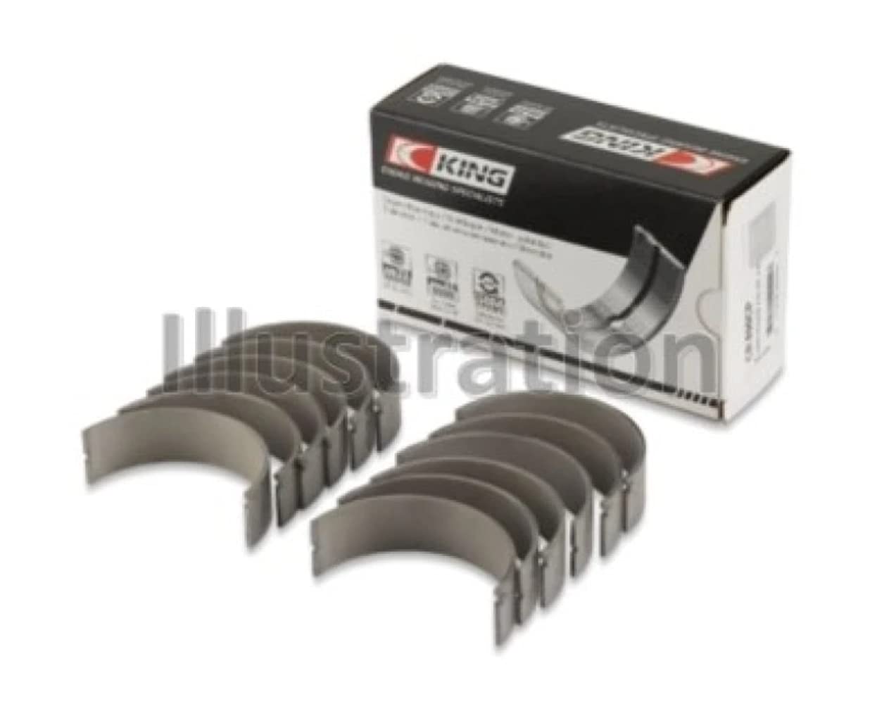 BMW B58B30A King Engine Bearings Performance Rod Bearing Set (Size +.75) (CR6887SV0.75)
