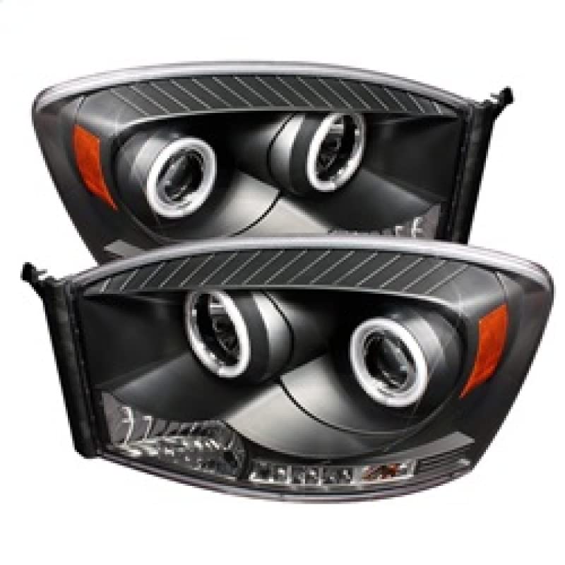 CCFL Halo Spyder Auto Projector Headlights Black/Clear 5030061