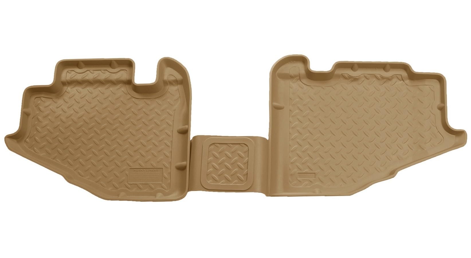 Husky Liners Series Classic Style | 1997 - 2006 Jeep Wrangler | 2nd Seat Floor Liner, Tan | 61733