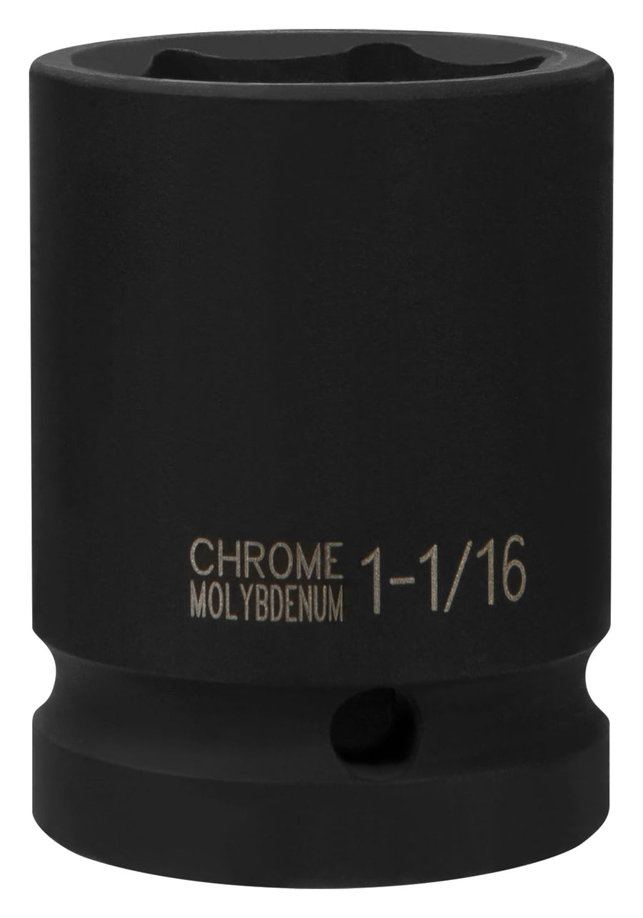 M740-34 Performance Tool 3/4-Inch Drive 1-1/16 Impact Socket for Heavy-Duty Automotive Repairs and Maintenance
