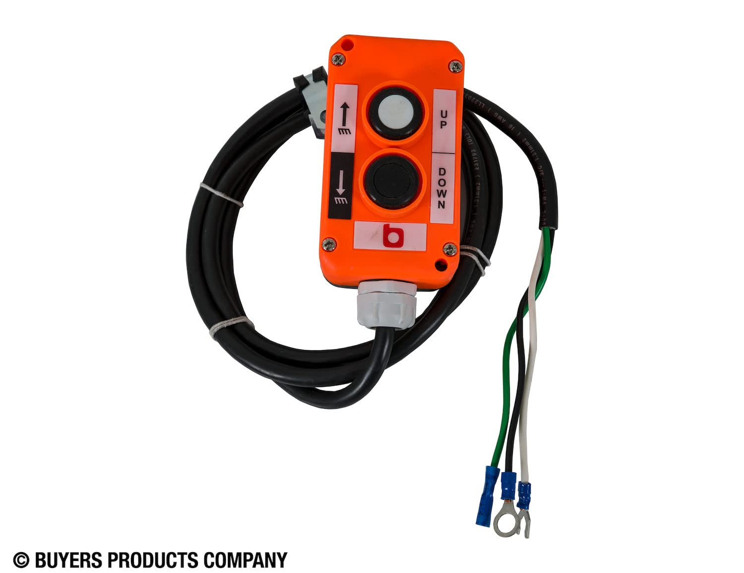 3-Way Buyers Products PU319 Hydraulic Power Unit-Electric Controls Horizontal 0.75 Gallon Poly Reservoir, Commonly Used With Snow Plows & Dump Body Trucks