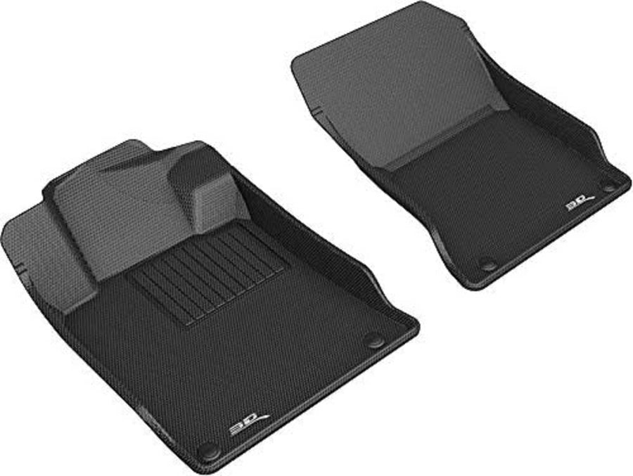 Kagu Floor Mat 3D MAXpider Custom Fit (Black) Compatible with Nissan Altima 2019-2025 - Front Row
