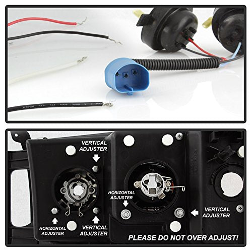 Dodge Ram 1500/2500/3500 Chrome Halogen LED Projector Headlight Spyder Auto PRO-YD-DR02-HL-C