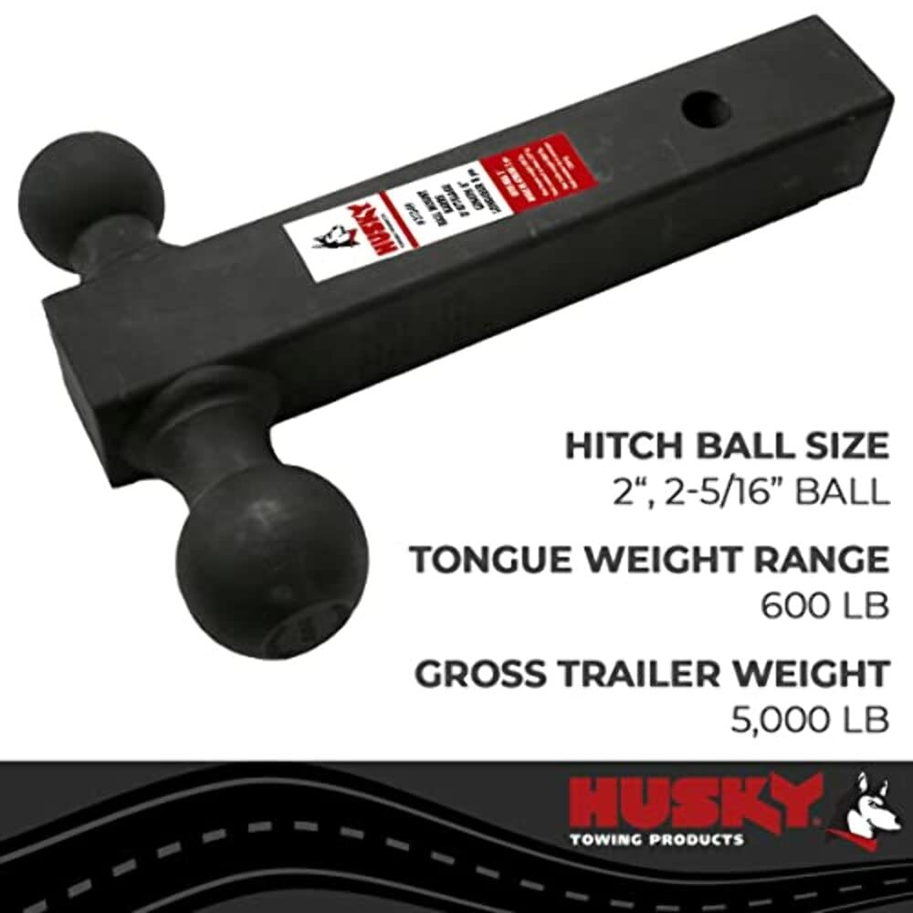 Husky 31354 Towing Trailer Hitch Ball Mount Hitch Accessories