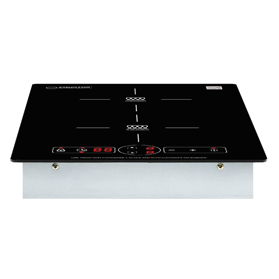 13" VERTICAL Equator Advanced Appliances 2-BURNER Induction Cooktop 9 POWER Built in/Freestand 110V