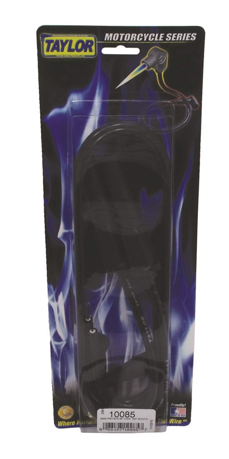 10085 Taylor Cable 8mm Spiro-Pro black 36in univ MC 180 Pro Comp