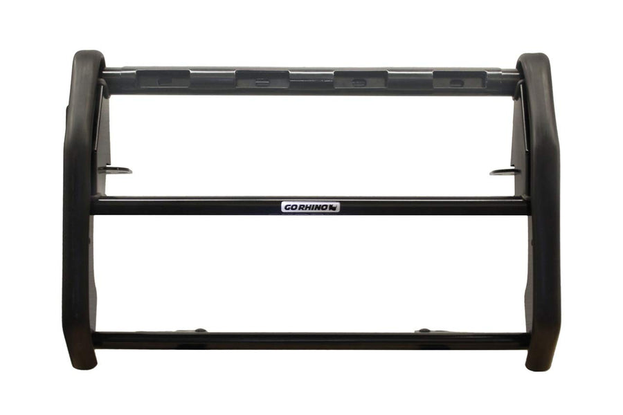 Push Bumper, Go Rhino!, LED Warning Light Ready, Compatible with Chevrolet Tahoe 2015-2020, Steel, Textured Finish