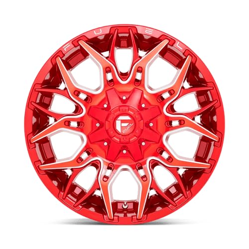 1PC Fuel D771 20X9 5X4.5/5.0 GL-RED-MILL 01MM - D77120902650