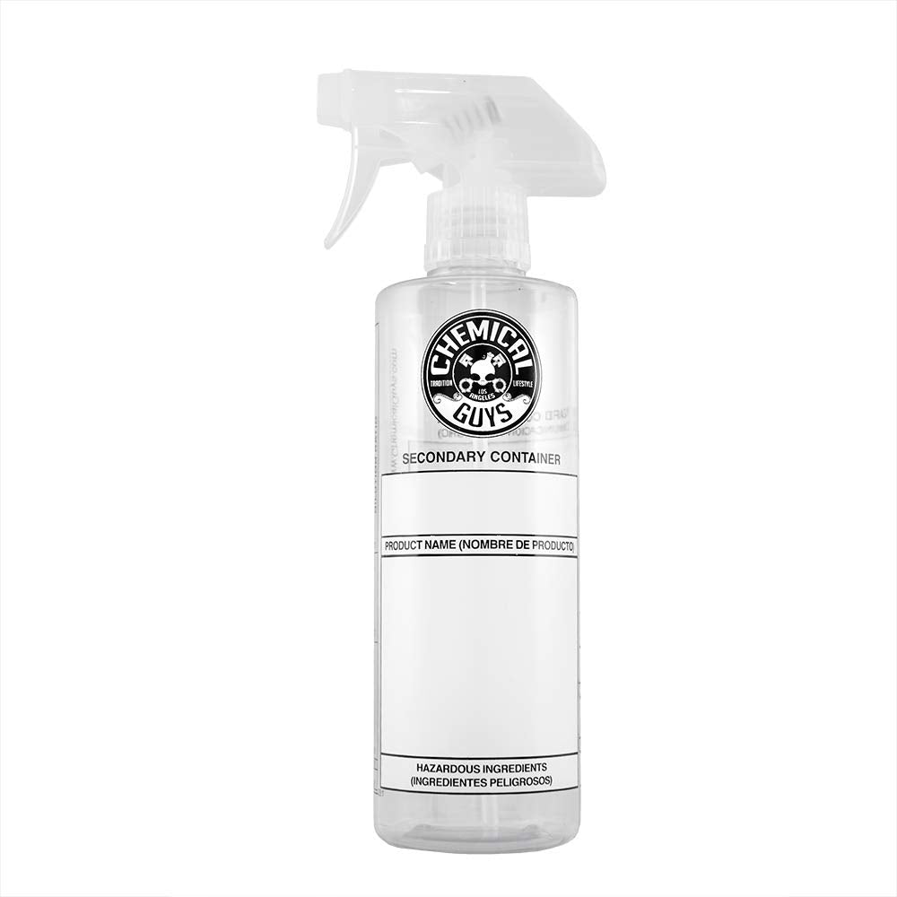 Chemical Guys ACC150 Dilution Bottle Secondary Container with Natural Sprayer, 16 oz., 1 Pack