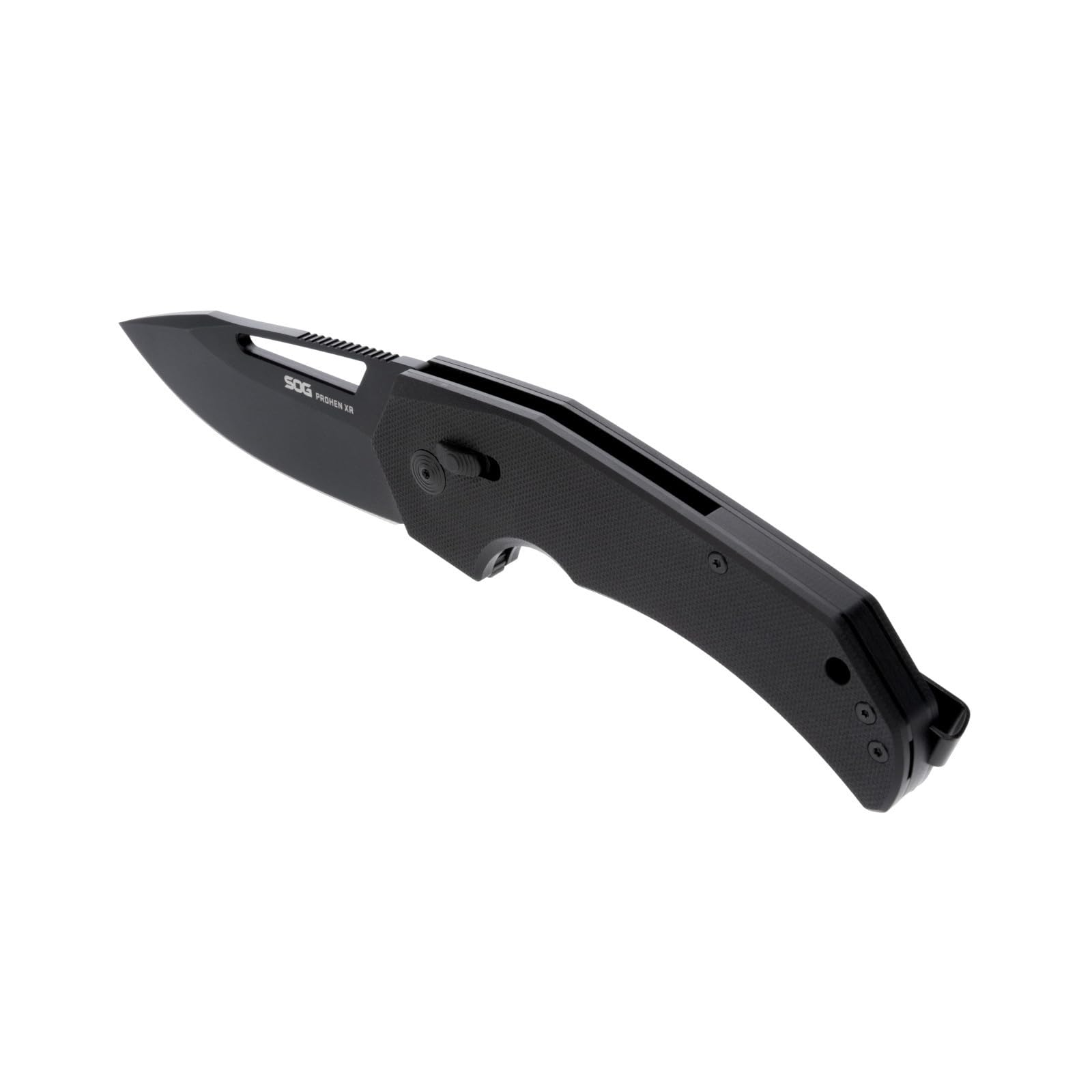 Prohen XR SOG 3.4" Professional Tactical Folding Knife | Ultra-Sharp 4mm-Thick Cryo D2 Steel, Textured Ergonomic G10 Handle