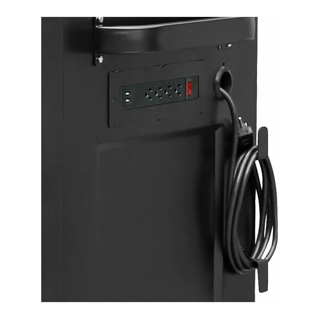 Montezuma Tool Box - 11 Drawer 56" x 24" Rolling Tool Cabinet with Multiple Power Outlets & Black Powder Coat Finish - M562411TC