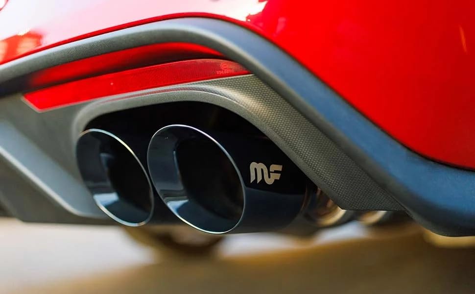 Performance Exhaust System MagnaFlow 19579: Cat-Back, NEO Series, Compatible with 2018-2023 Ford Mustang, Quad Split Rear Exit Style