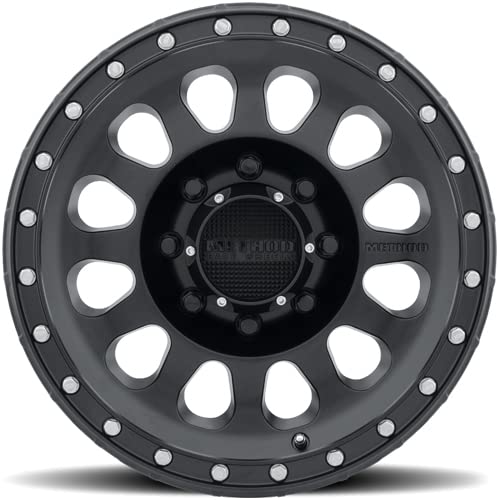 Black Method Race Wheels Wheel with Matte (20 x 10. inches /8 x 180 mm, -18 mm Offset)