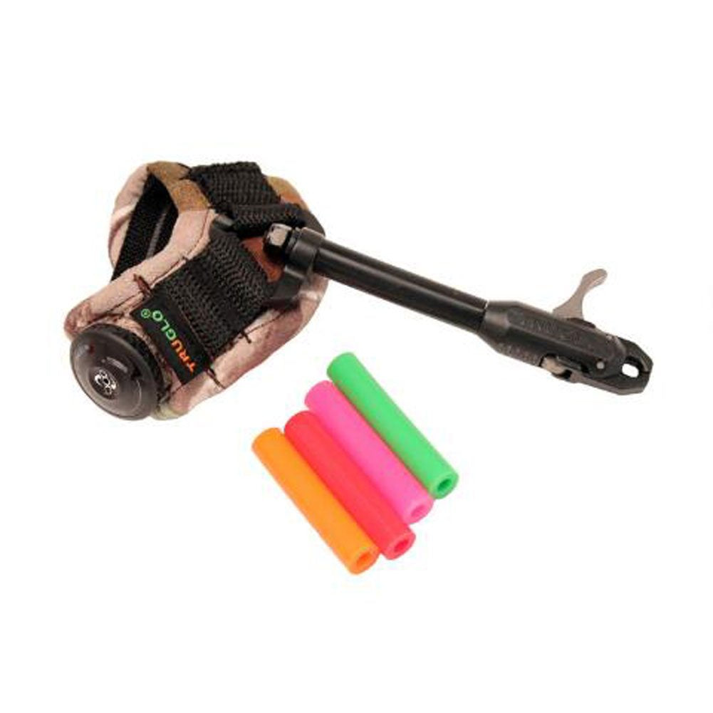 SPEED-SHOT TRUGLO XS Dual-Jaw Archery Release, Realtree APG Camo BOA Strap, Junior