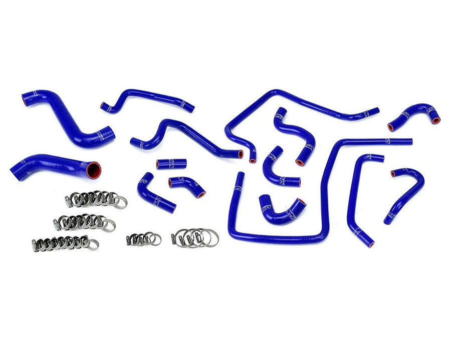 HPS Silicone Blue Radiator Heater Ancillary Hoses 15pcs Complete Kit Coolant 57-1812-BLUE