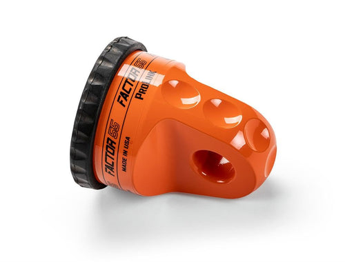 Factor 55 Prolink 00015-07 Original Shackle Mount Replaces Winch Hook with a Stronger Shackle D Ring Mount Max Load Rating 16,000 lb. Ideal for 4x4 Off Road Adventures - Orange