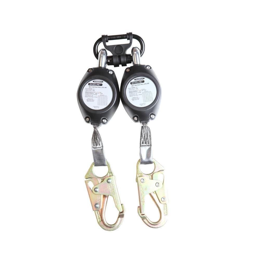 7-Foot Werner Baseline Twinleg Self-Retracting Lifeline, 1per Pack