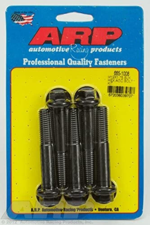 Hex ARP (665-1008) Oxide Bolt, Black