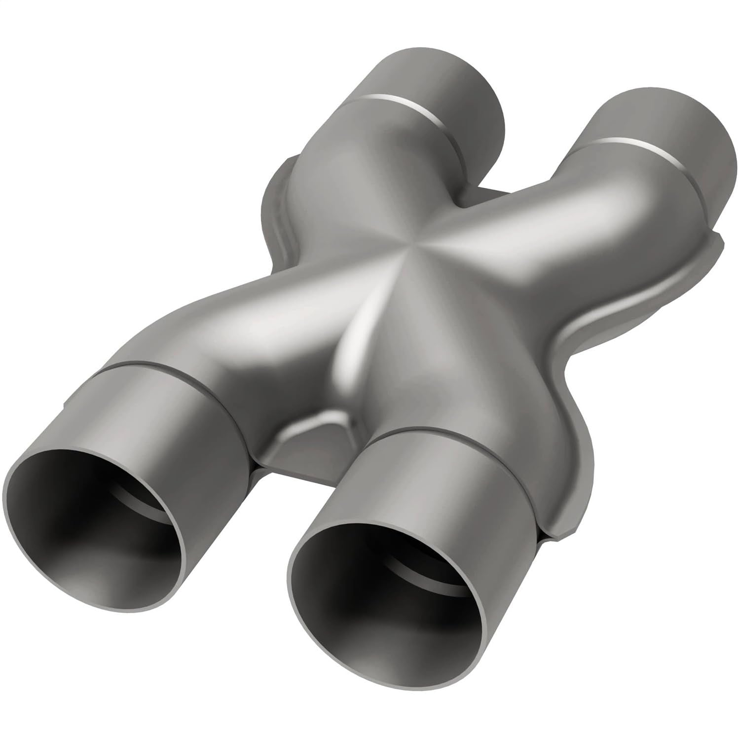 MagnaFlow Tru-X Performance Exhaust X-Pipe 10792: 3"/3" Inlet/Outlet, Stainless Steel