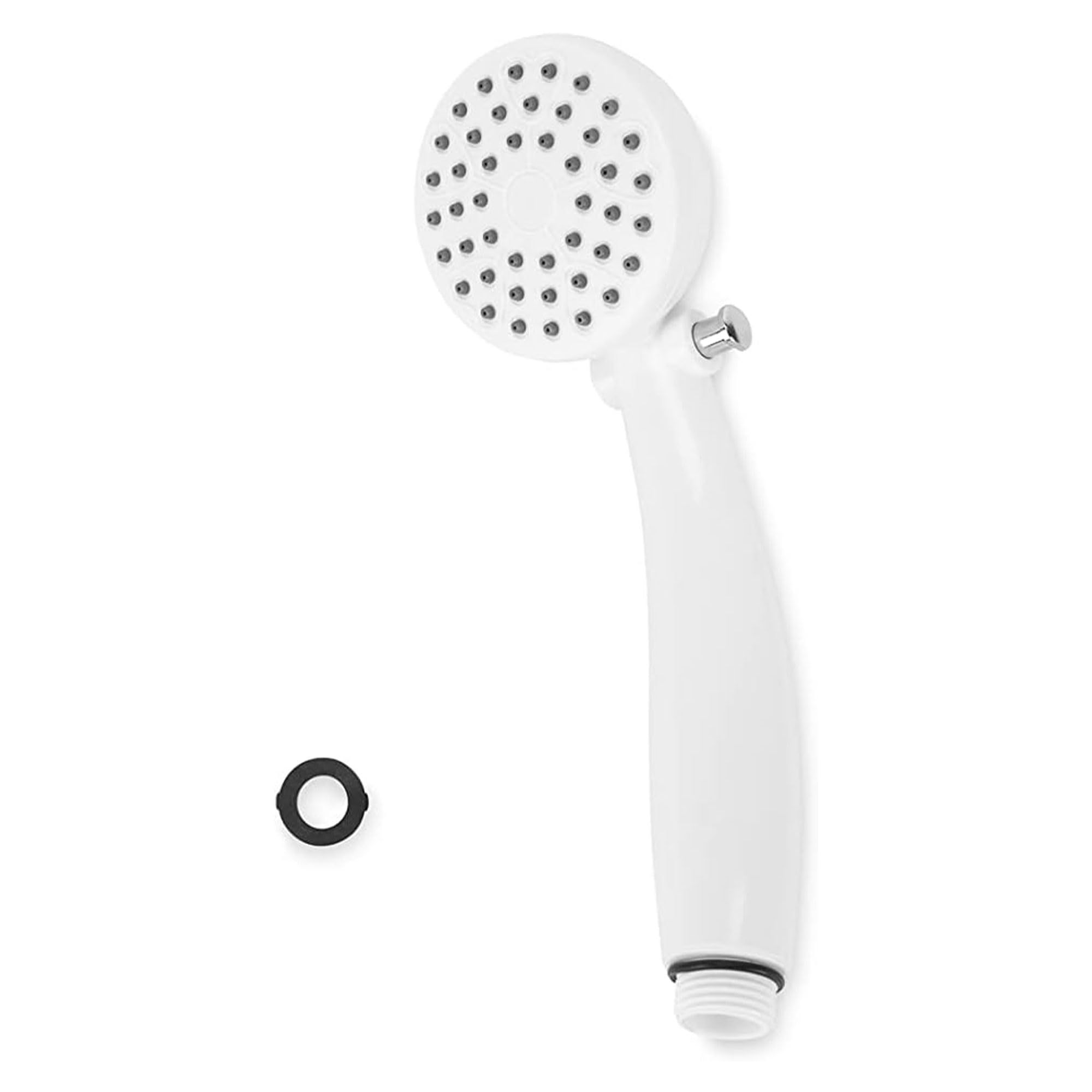 RV Outdoor Shower Head Camco | High Flow Shower Head | Conserve Water with Convenient On/Off Switch | White (44023)