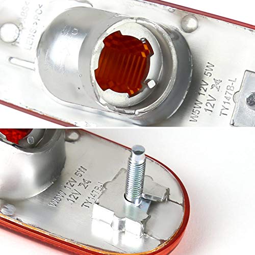 Amber Front Side Marker Lights Signal SPEC-D TUNING Compatible with 2000-2005 Toyota Celica MR2 Spyder L+R Pair Assembly