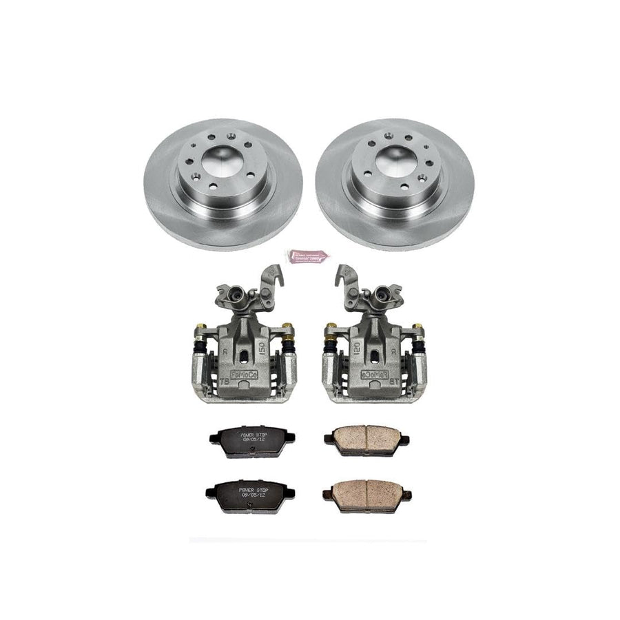 Power Stop Rear KCOE2450 Stock Replacement Brake Kit (with Calipers)