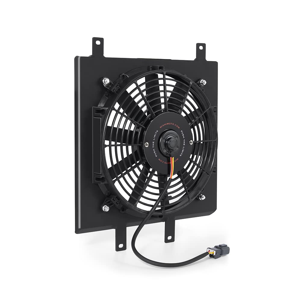Mishimoto Aluminum Fan Shroud Kit Performance Compatible With Honda Civic 1992-2000, Black