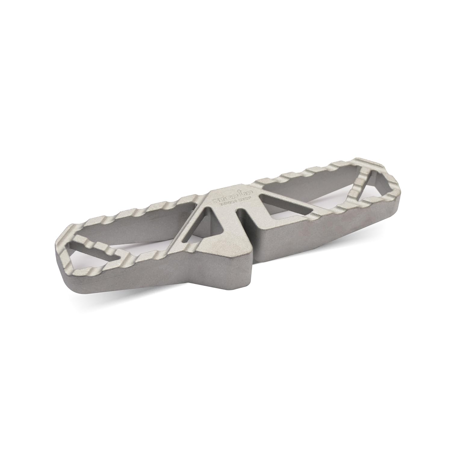 HME Durable Secure Aluminum Portable T-Post Fence Step for Outdoor Activities with/Nylon Storage Pouch and Integrated Slot