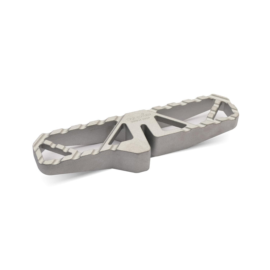HME Durable Secure Aluminum Portable T-Post Fence Step for Outdoor Activities with/Nylon Storage Pouch and Integrated Slot