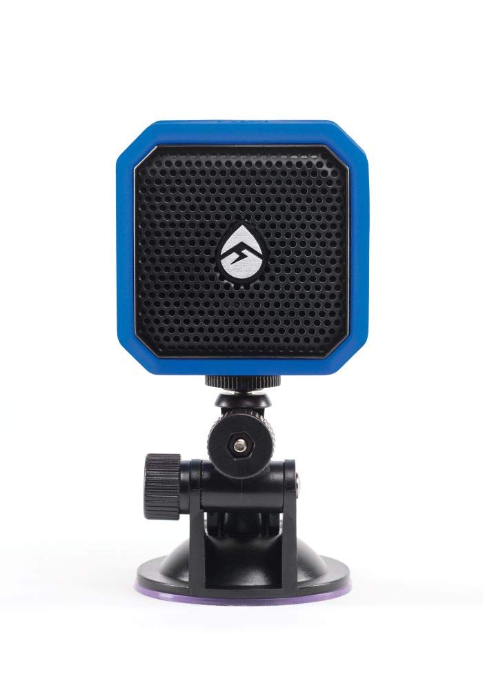 EcoPebble Lite GDI-EXPLT502 ECOXGEAR Rugged Waterproof Floating Portable Bluetooth Wireless 5-Watt Mini Smart Speaker (Blue)
