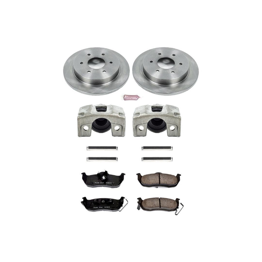 Power Stop KCOE2445 1-Click OE Replacement Brake Kit with Calipers For INFINITI QX56, Nissan Armada, Nissan Pathfinder Arm, Nissan TITAN [Model Specific]