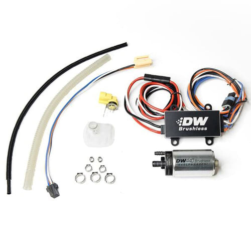 440lph DeatschWerks in-Tank brushless Fuel Pump w/ 9-0909 Install kit + C102 Controller (9-442-C102-0909)