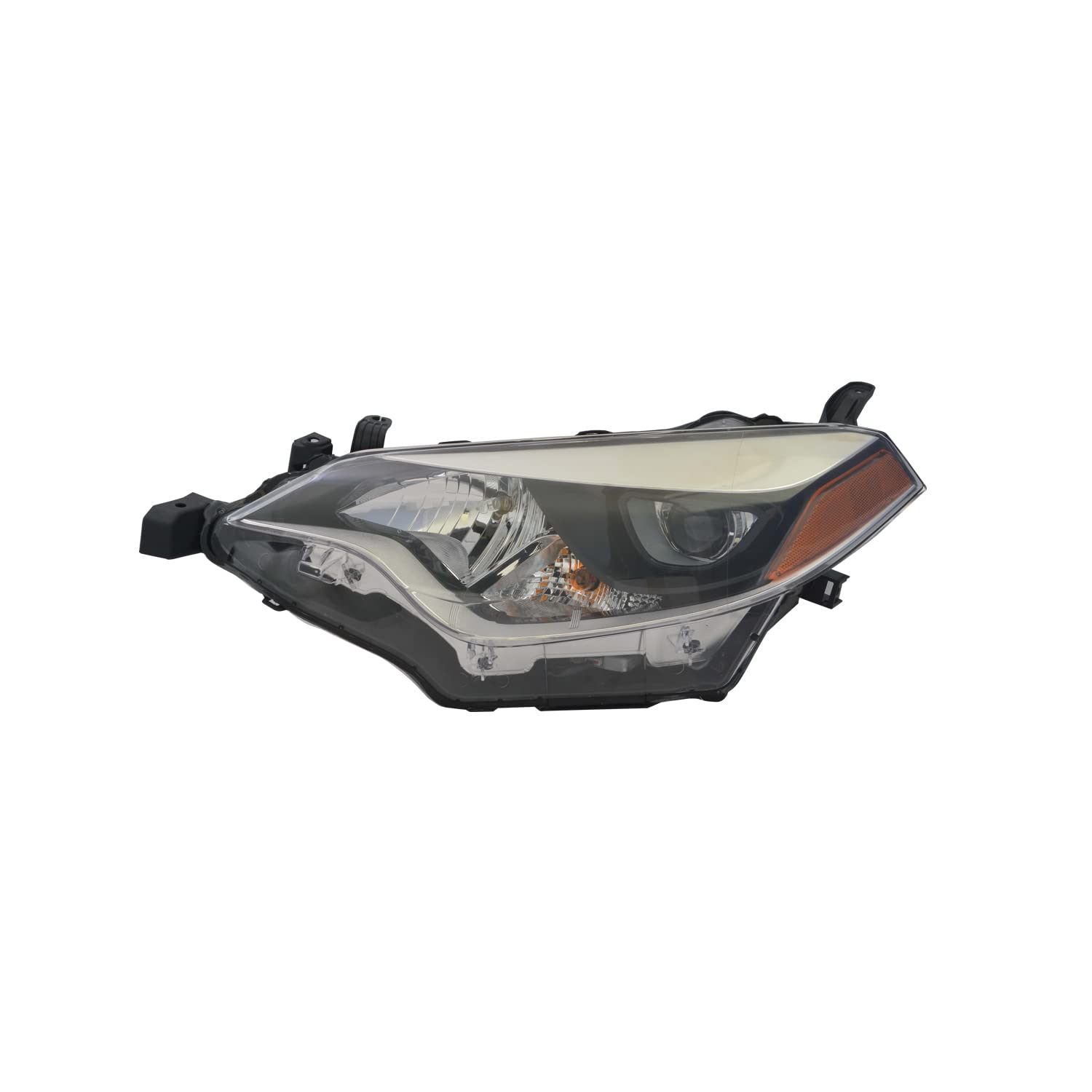 Left TYC Headlight Assembly Compatible with 2014-2016 Toyota Corolla