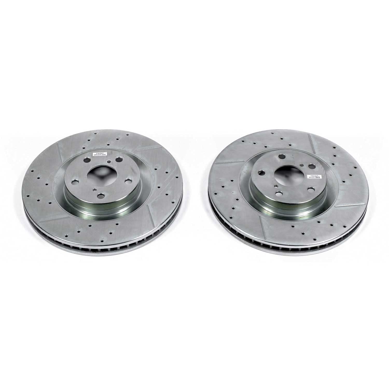 Evolution Performance Drilled & Slotted Rotors Power Stop (JBR1568/1569XPR)