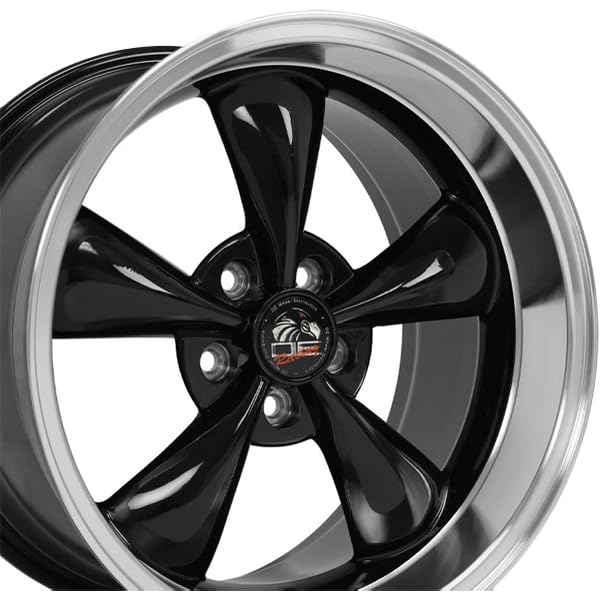 FR01-18100-5450-22BM OE Wheels 18" Replica Wheel Fits Ford Mustang Bullitt Rim 18x10 Black Wheel