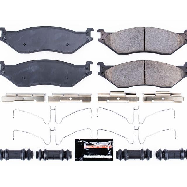 Power Stop Z23-1066 Z23 Evolution Sport Carbon Fiber Infused Ceramic Brake Pads with Hardware