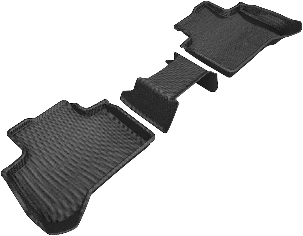 Custom Fit 3D MAXpider Kagu Floor Mat (Black) Compatible with BMW X3 (G01) 2018-2026 / X4 (G02) 2019-2026 - Second Row