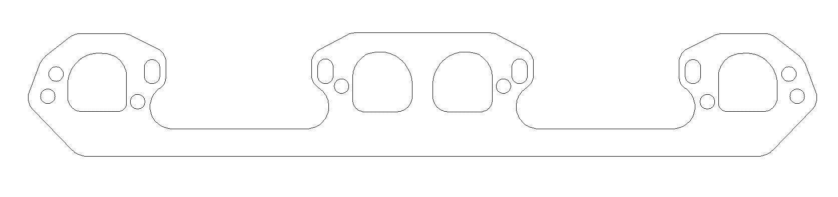 C5571-064 Cometic Exhaust Manifold Gasket Set