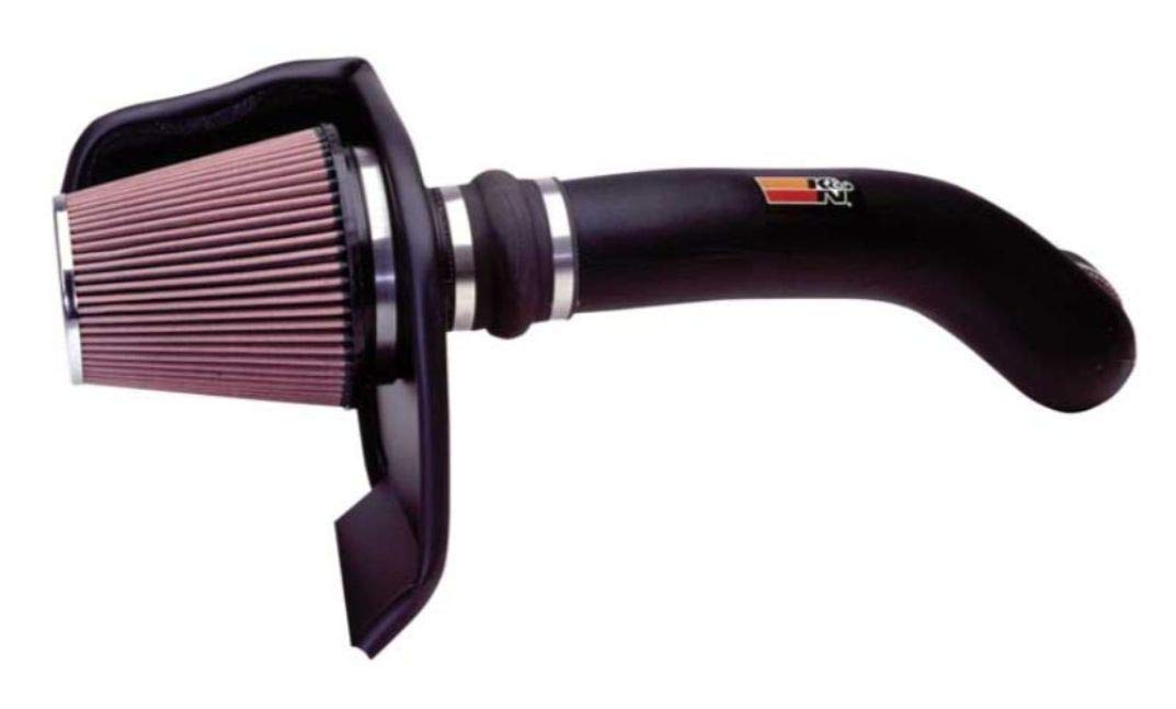 Cold Air Intake System K&N: High-Flow Air Filter, Increase Performance & Towing: Compatible with 2001-2007 Chervolet/GMC: 2500 & 3500, Sierra 2500 & 3500, 57-3031-1
