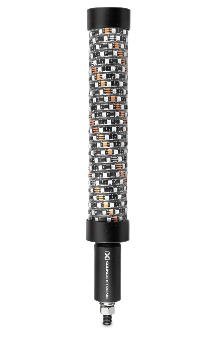 PhatStick by ECOXGEAR SoundExtreme 1FT Spiral LED Whip Light and Quick Release Magnetic Whip Mount Waterproof Dirt Proof LEDCast Compatible with 4-Zone LED Controller Included