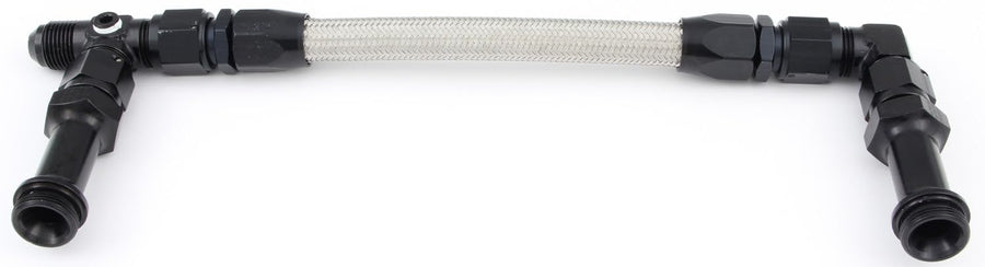 Fragola 920005-BL Performance Systems 7/8-20 Dual Inlet 4500#8 Fuel Line Kit Black