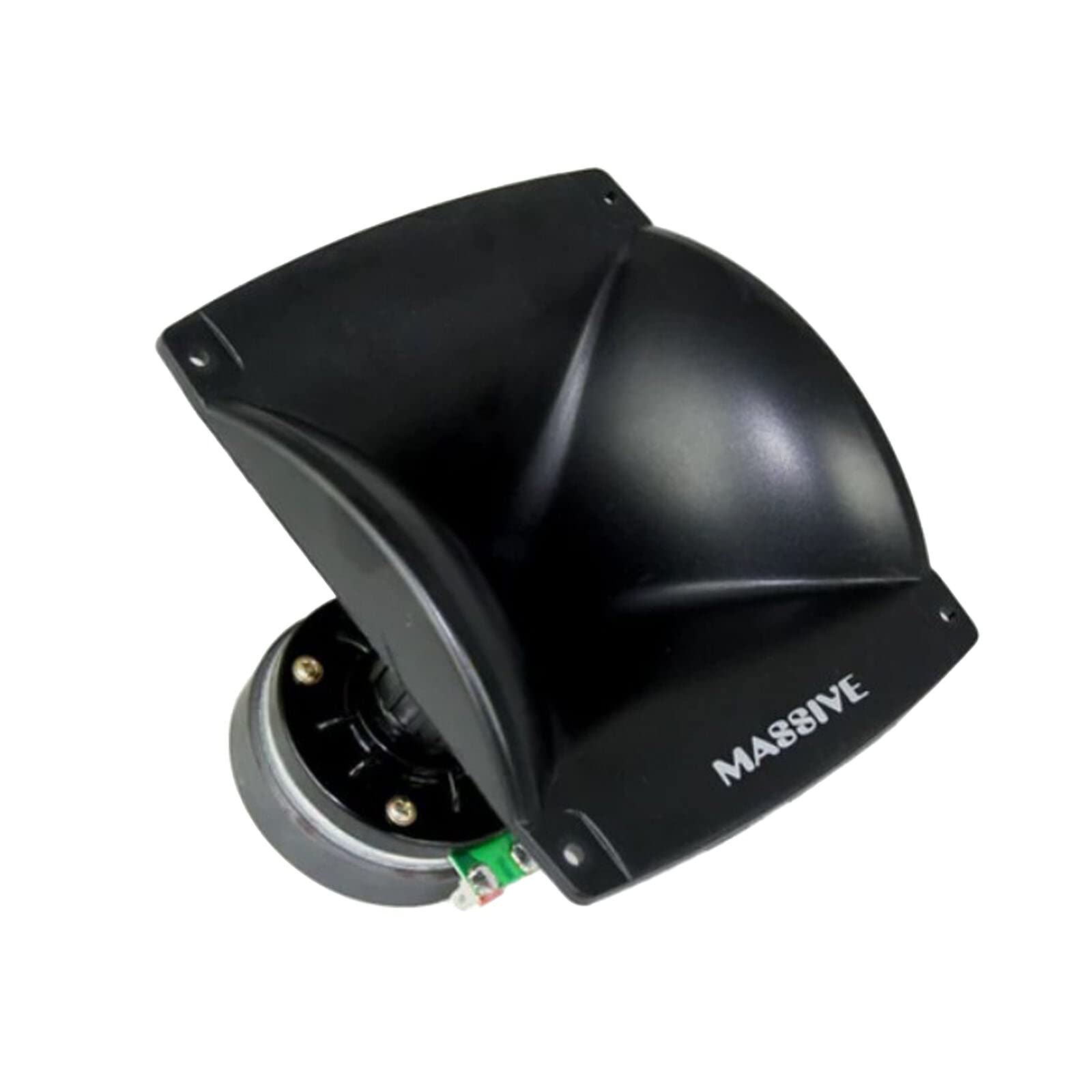F3 Flare Horn Massive Audio | 1" Bolt-On Compression Driver Horn | High SPL | 90° x 60° Dispersion | Pro Audio & Car Sound Upgrade