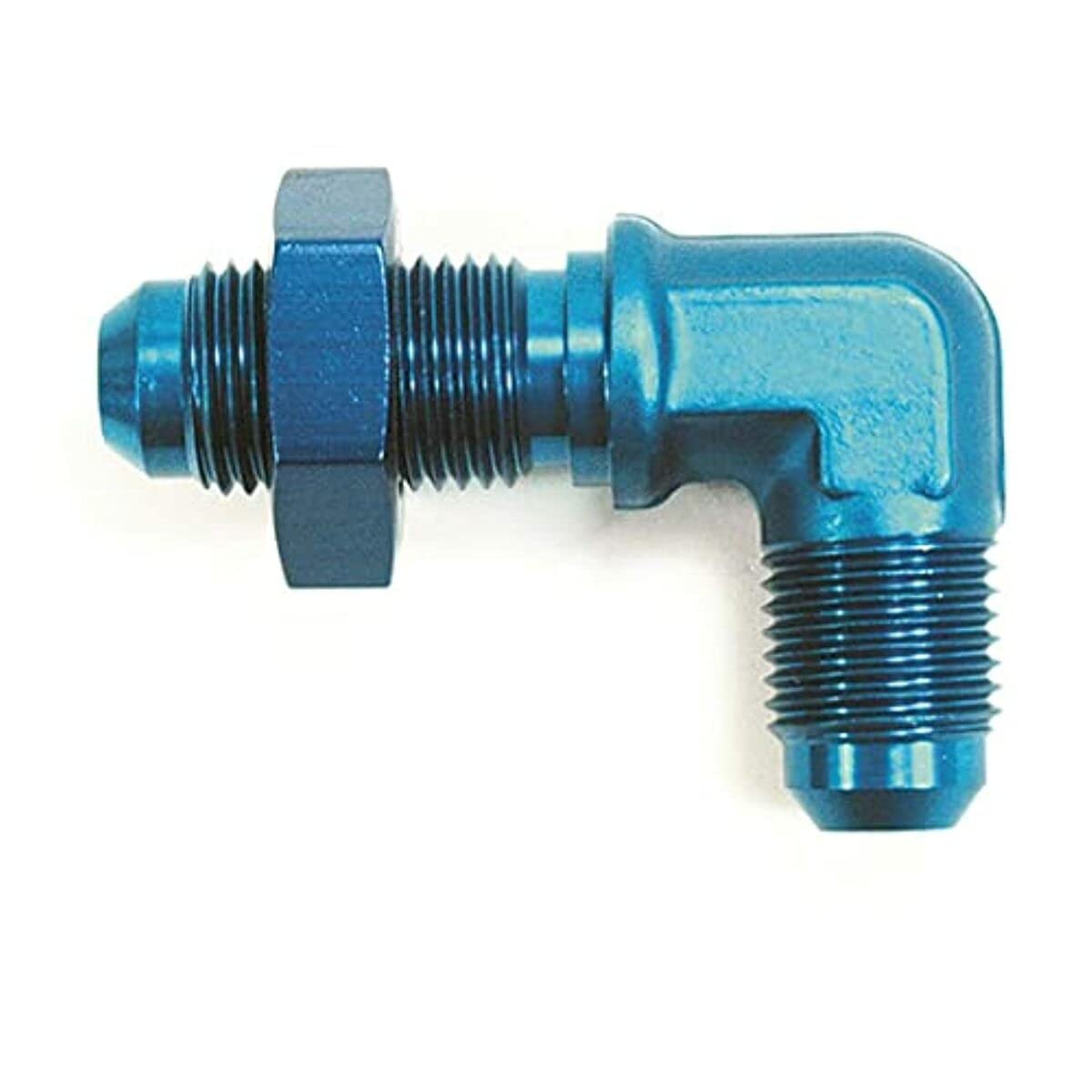90 Degree -4an Bulkhead Flare Blk