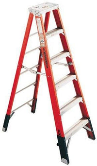 7405, Werner, 5' Fiberglass 375 Lb. Stepladder, Type Iaa