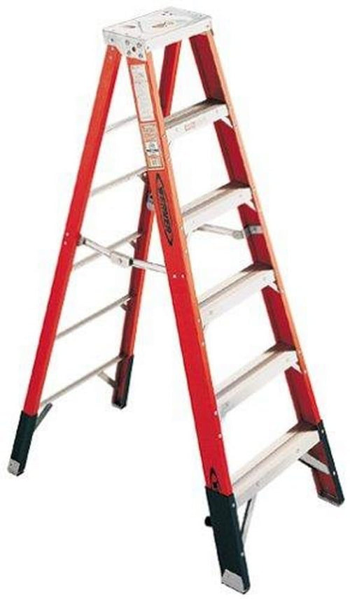 7405, Werner, 5' Fiberglass 375 Lb. Stepladder, Type Iaa