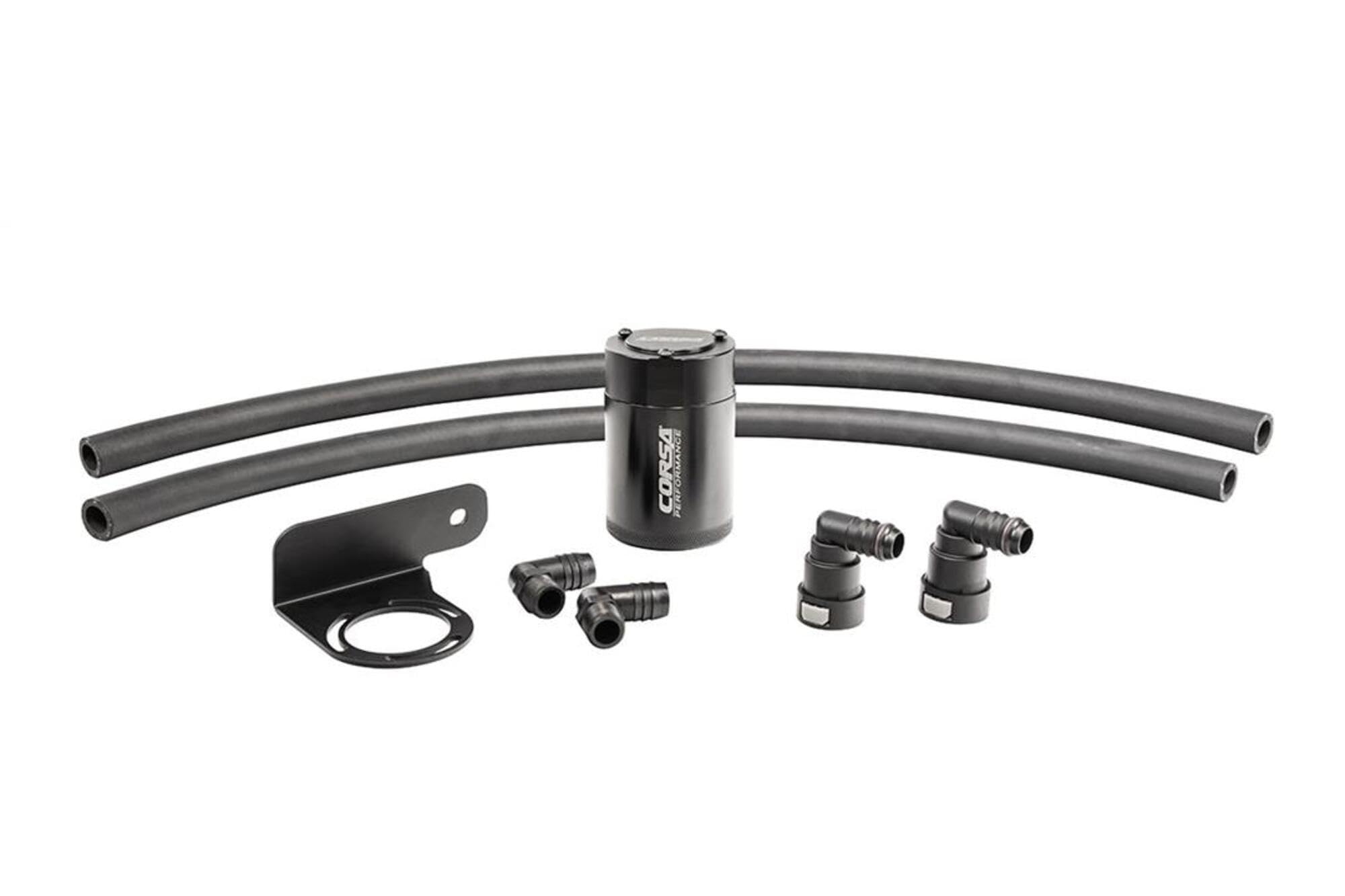 Corsa - 3.5L Turbo (Auto) 11-22 Ford F-150 Aluminum Oil Catch Can w/Mounting Bracket (CC0010)