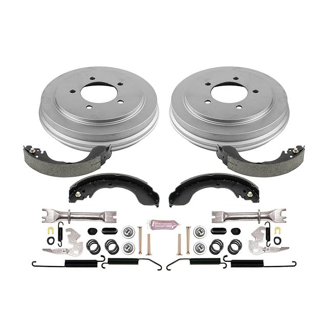 Power Stop KOE15403DK Rear Replacement Brake Kit-OE Brake Drums & Ceramic Brake Pads For Chrysler Sebring, Dodge Avenger, Dodge Caliber, Jeep Compass, Jeep Patriot [Model Specific]