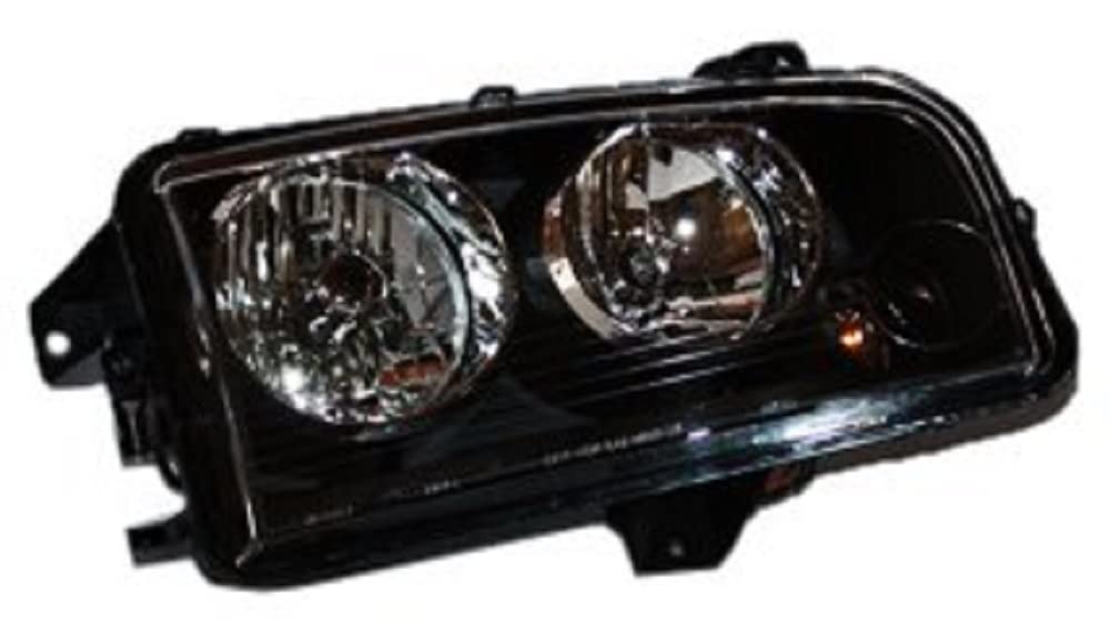 Right TYC Headlight Assembly Compatible with 2007-2010 Dodge Charger