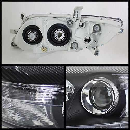 5072870 xTune Auto Projector Style Headlights Black/Clear